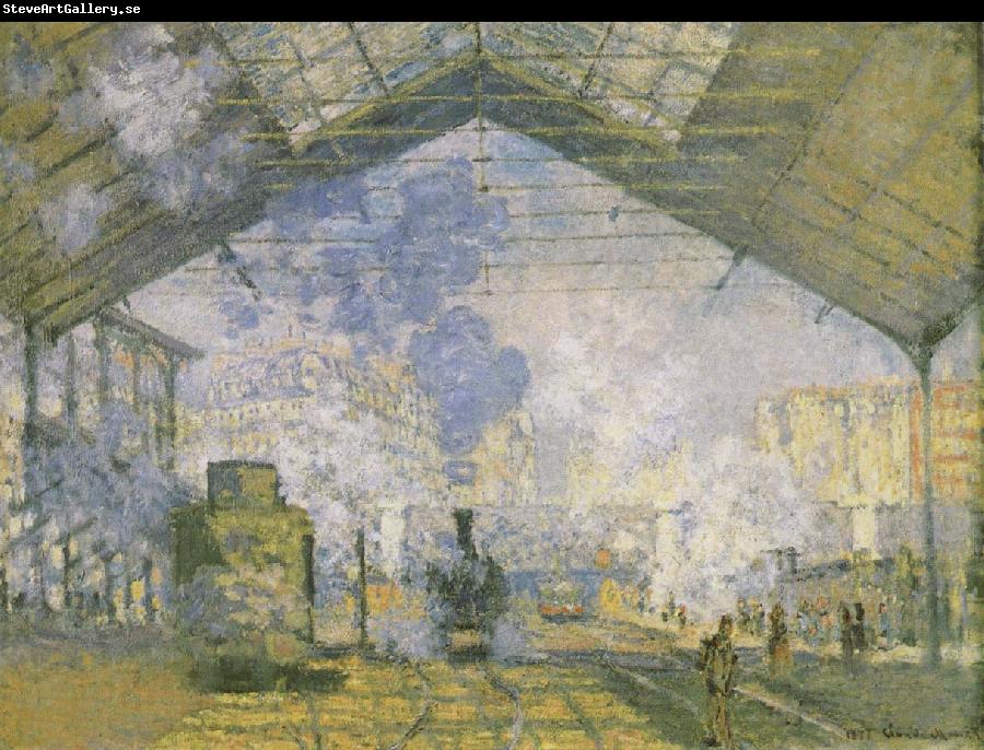 Claude Monet Saint Lazare train station